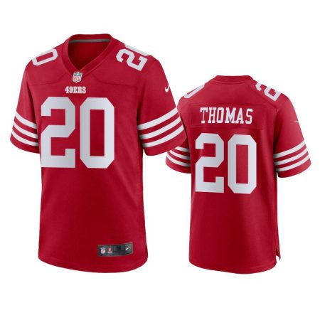 Ambry Thomas San Francisco 49ers Scarlet Game Jersey