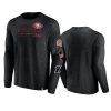 San Francisco 49ers Black High Whip Pitcher Long Sleeve T-Shirt 2 49ers black high whip pitcher long sleeve t shirt