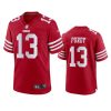 Brock Purdy San Francisco 49ers Scarlet Game Jersey 2 49ers brock purdy game scarlet jersey