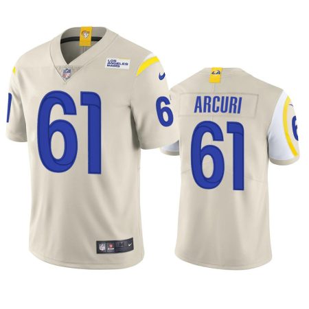 A.J. Arcuri Los Angeles Rams Bone Vapor Limited Jersey