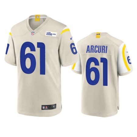 Los Angeles Rams A.J. Arcuri Bone Game Jersey