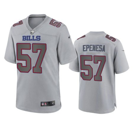 Buffalo Bills A.J. Epenesa Gray Atmosphere Fashion Game Jersey