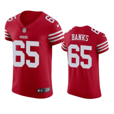San Francisco 49ers Aaron Banks 2022-23 Vapor Elite Scarlet Jersey - Men's