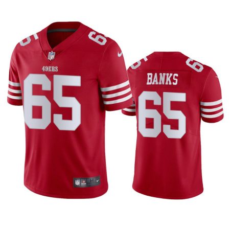 San Francisco 49ers Aaron Banks 2022-23 Vapor Limited Scarlet Jersey - Men's