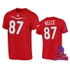 AFC Travis Kelce Red 2024 Pro Bowl Games Name Number T-Shirt 3 afc travis kelce red 2024 pro bowl games name number t shirt