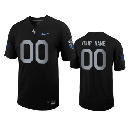 Air Force Falcons Custom Black Space Force Rivalry Football Jersey