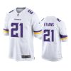 Minnesota Vikings Akayleb Evans White Game Jersey 2 akayleb evans vikings game white jersey