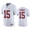 Alabama Crimson Tide Dallas Turner White Game Jersey 3 alabama crimson tide dallas turner white game jersey