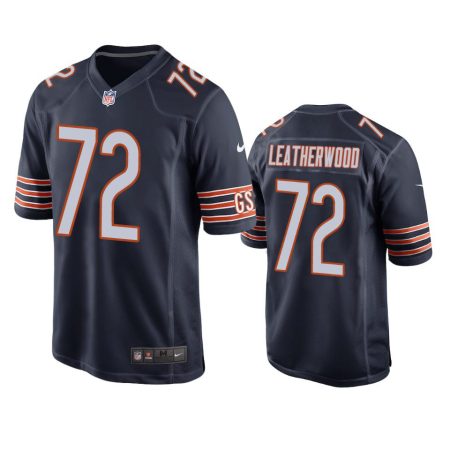 Chicago Bears Alex Leatherwood Navy Game Jersey