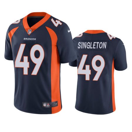 Denver Broncos Alex Singleton Navy Vapor Limited Jersey - Men's
