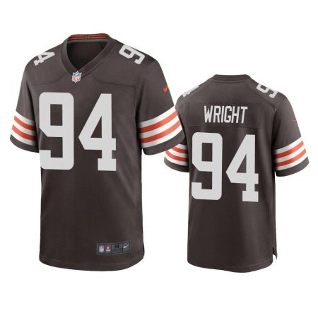 Cleveland Browns Alex Wright Brown Game Jersey