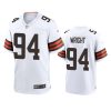 Cleveland Browns Alex Wright White Game Jersey 3 alex wright browns white game jersey