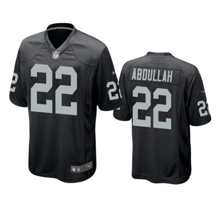 Las Vegas Raiders Ameer Abdullah Black Game Jersey