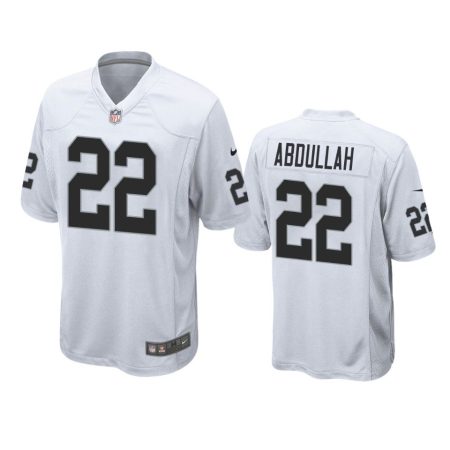 Las Vegas Raiders Ameer Abdullah White Game Jersey