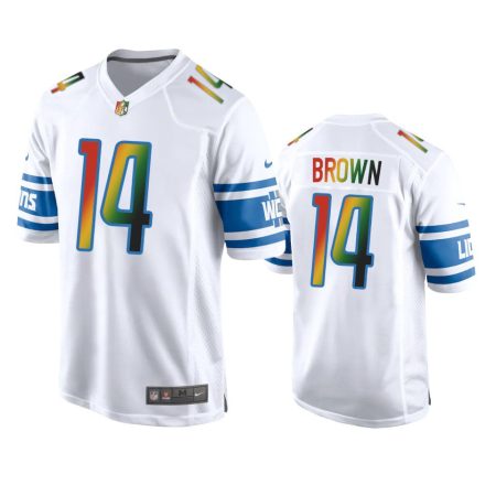 Detroit Lions Amon-Ra St. Brown White Juneteenth Freedom Day Jersey