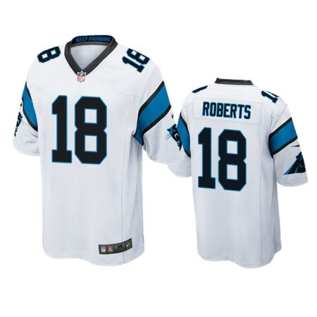 Carolina Panthers Andre Roberts White Game Jersey