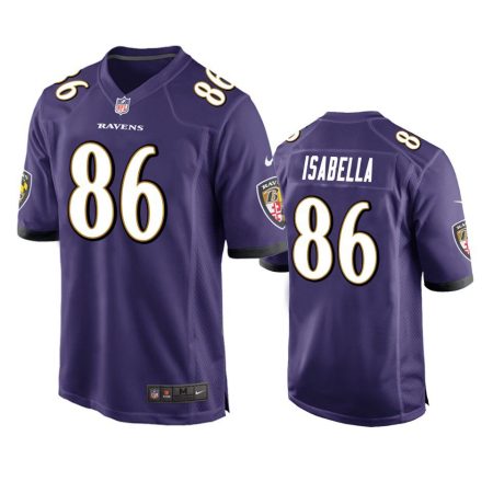 Baltimore Ravens Andy Isabella Purple Game Jersey