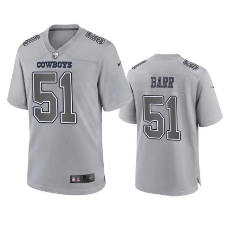 Dallas Cowboys Anthony Barr Gray Atmosphere Fashion Game Jersey