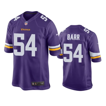 Minnesota Vikings Anthony Barr Purple Game Jersey