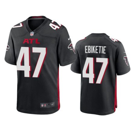 Atlanta Falcons Arnold Ebiketie Black Game Jersey