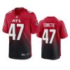 Atlanta Falcons Arnold Ebiketie Red Game Jersey 2 arnold ebiketie falcons red game jersey