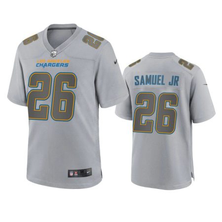 Los Angeles Chargers Asante Samuel Jr. Gray Atmosphere Fashion Game Jersey