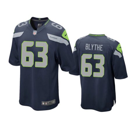 Seattle Seahawks Austin Blythe College Navy Game Jersey