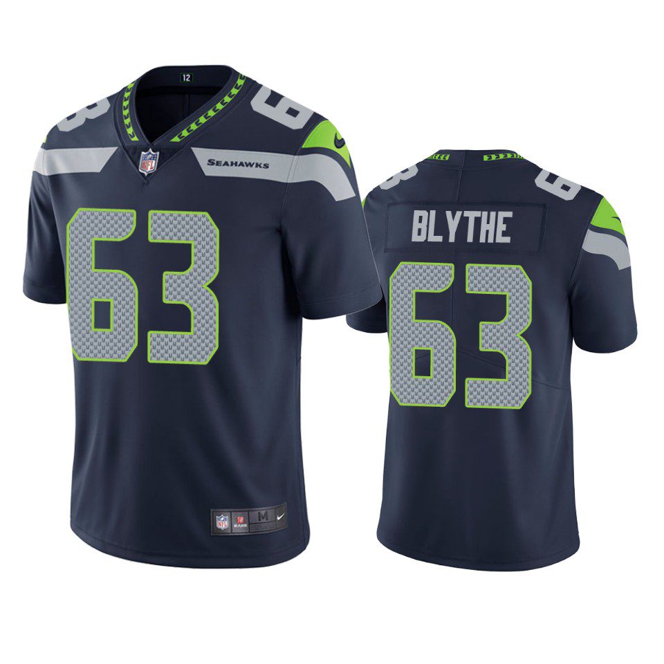 Austin Blythe Seattle Seahawks Navy Vapor Limited Jersey 1 austin blythe seahawks navy vapor jersey