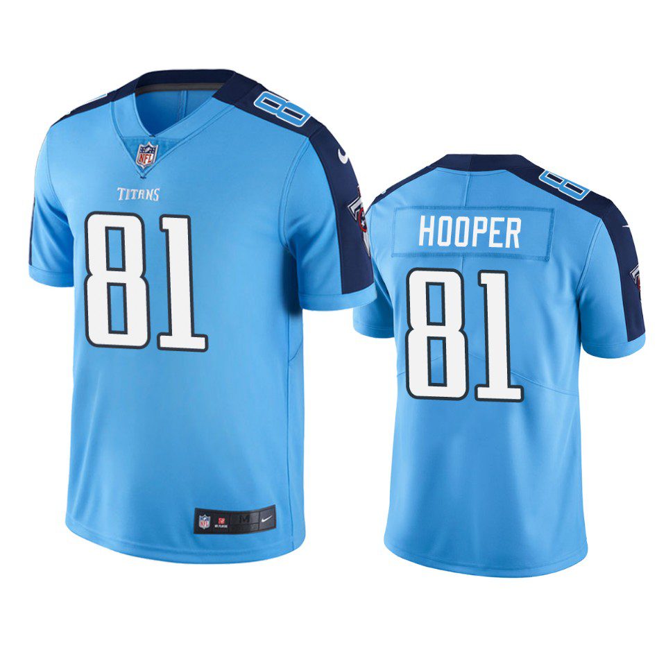 Austin Hooper Tennessee Titans Light Blue Vapor Limited Jersey 1 austin hooper titans light blue vapor jersey