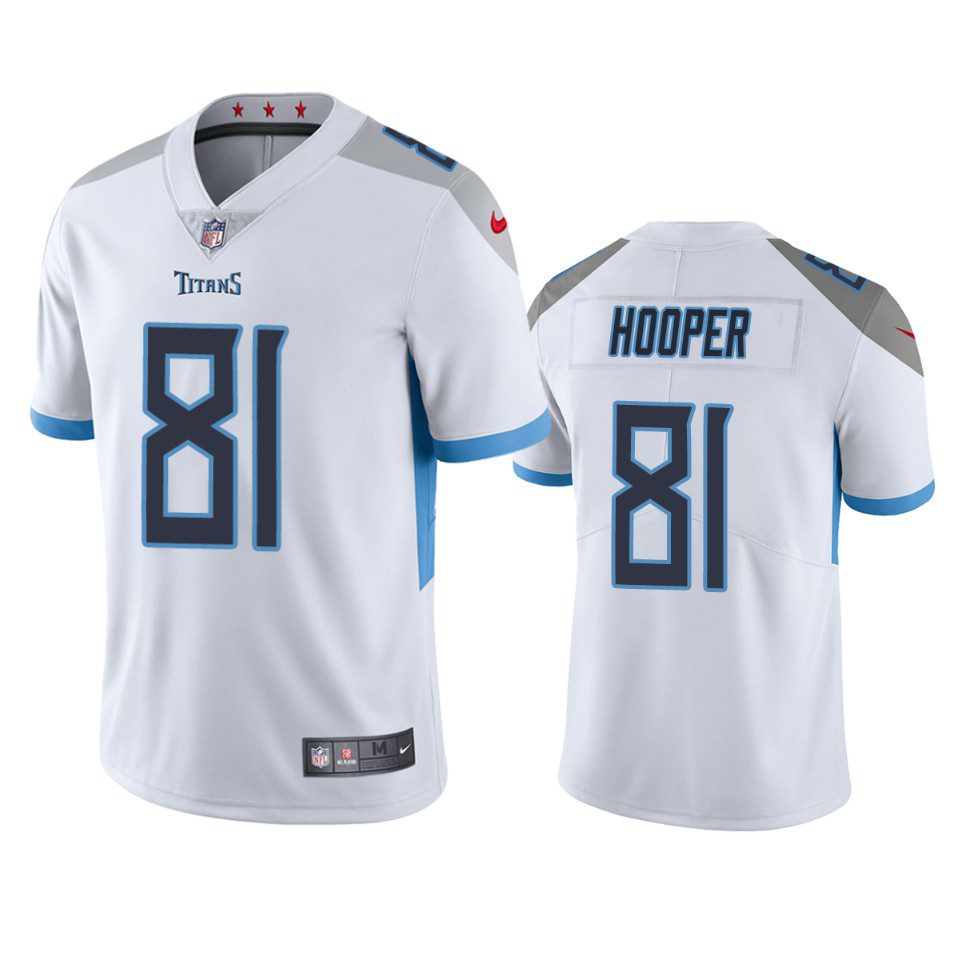Austin Hooper Tennessee Titans White Vapor Limited Jersey 1 austin hooper titans white vapor jersey