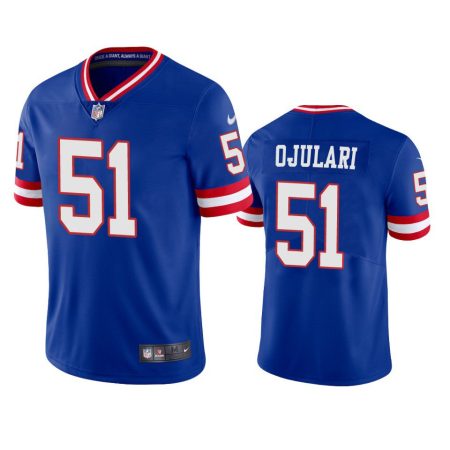 New York Giants Azeez Ojulari Royal Classic Vapor Limited Jersey