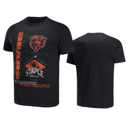 Chicago Bears Black Staple World Renowned T-Shirt