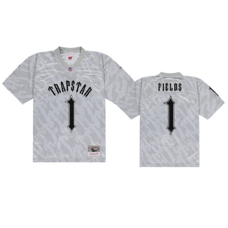 Chicago Bears Justin Fields Gray Trapstar Jersey - Men's