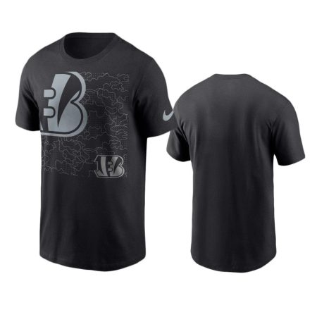Cincinnati Bengals Black RFLCTV T-Shirt