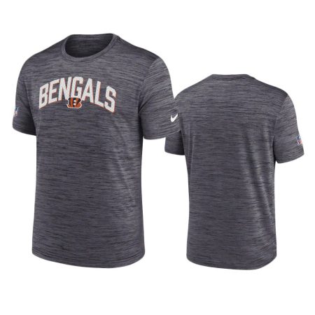 Cincinnati Bengals Black Velocity Athletic Stack Performance T-Shirt