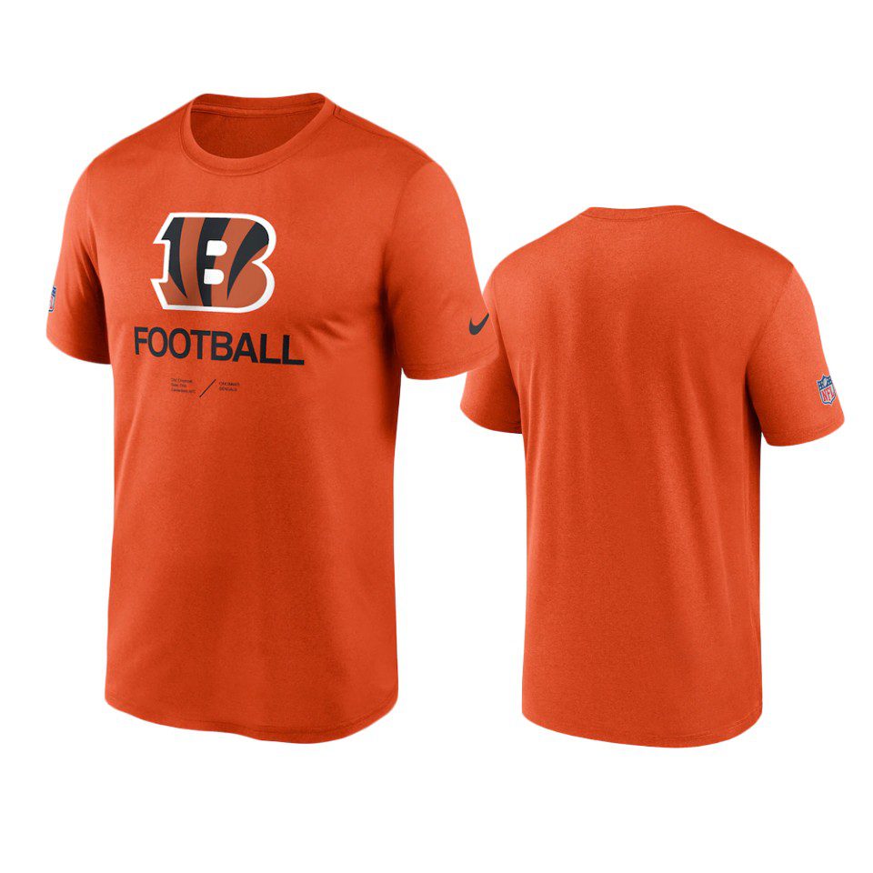 Cincinnati Bengals Orange Infographic Performance T-Shirt 1 bengals orange infographic performance t shirt