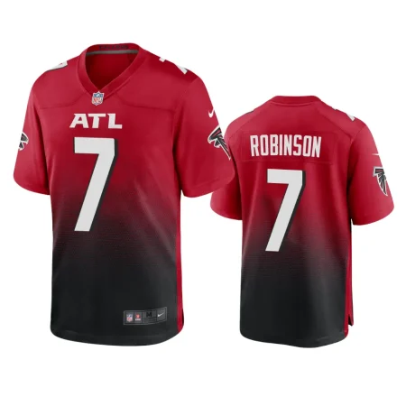 Atlanta Falcons Bijan Robinson Red 2023 NFL Draft Game Jersey