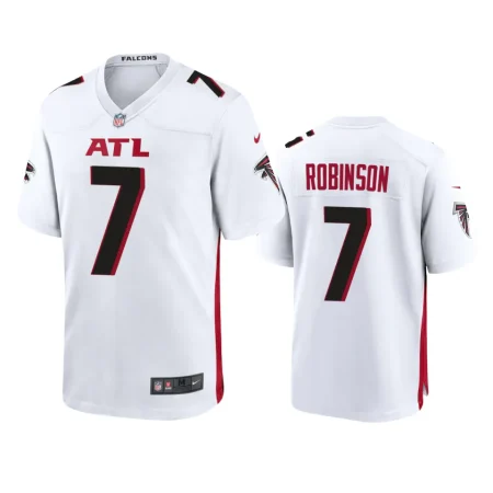 Atlanta Falcons Bijan Robinson White 2023 NFL Draft Game Jersey