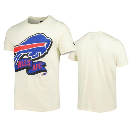 Buffalo Bills Cream Sideline Chrome T-Shirt