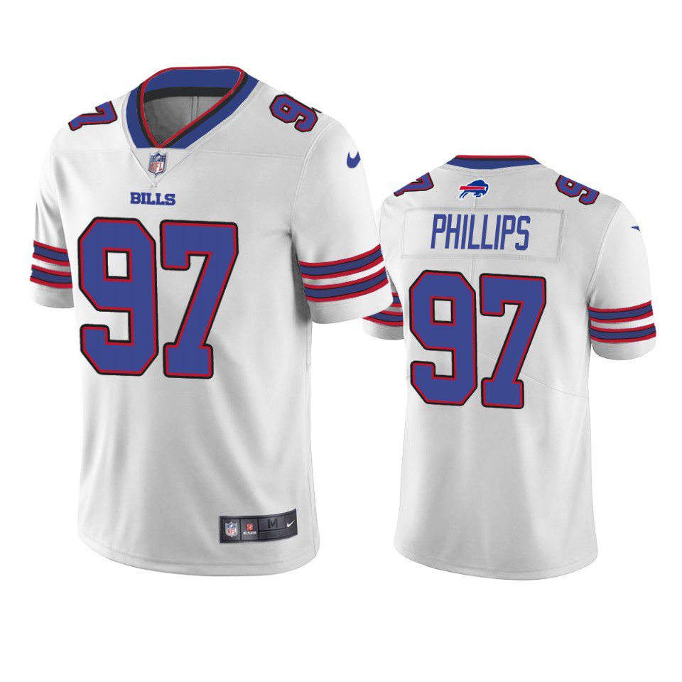 Buffalo Bills Jordan Phillips White Vapor Limited Jersey 1 bills jordan phillips white vapor jersey