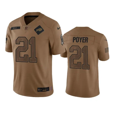 Buffalo Bills Jordan Poyer Brown 2023 Salute To Service Jersey