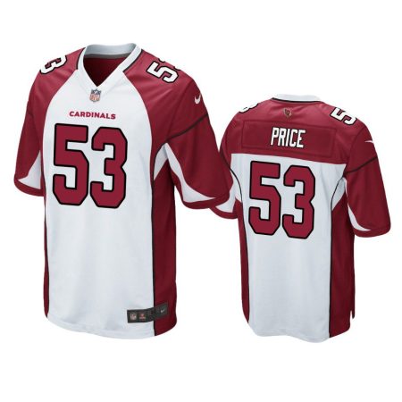 Arizona Cardinals Billy Price White Game Jersey