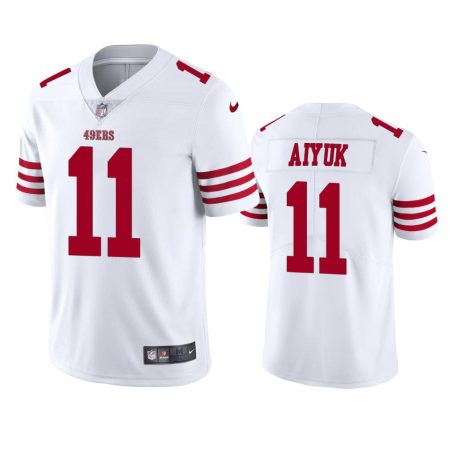 San Francisco 49ers Brandon Aiyuk 2022-23 Vapor Limited White Jersey - Men's