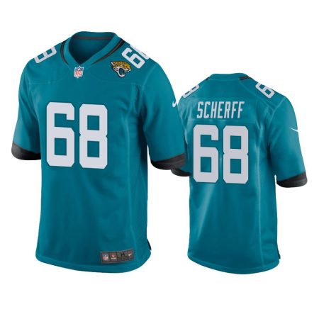 Jacksonville Jaguars Brandon Scherff Teal Game Jersey