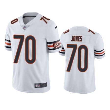 Chicago Bears Braxton Jones White Vapor Limited Jersey