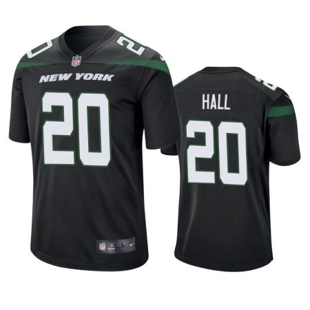 New York Jets Breece Hall Black Game Jersey
