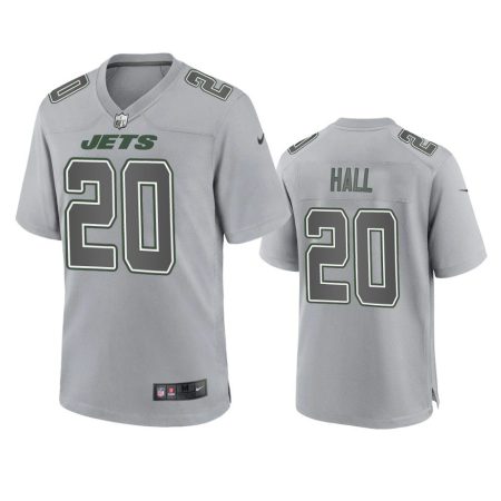 New York Jets Breece Hall Gray Atmosphere Fashion Game Jersey