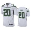 New York Jets Breece Hall White Game Jersey 2 breece hall jets white game jersey