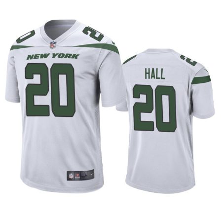 New York Jets Breece Hall White Game Jersey