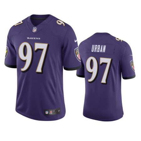 Baltimore Ravens Brent Urban Purple Vapor Limited Jersey - Men's